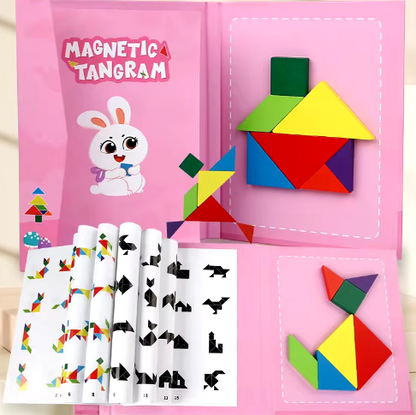 LIBRO MONTESSORI IMANTADO ROMPECABEZAS  🚀✨