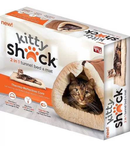 Alfombra y Cama Tubular para Gatos