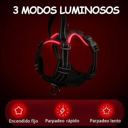 Arnés LED Ergonómico para mascotas ✨🐕