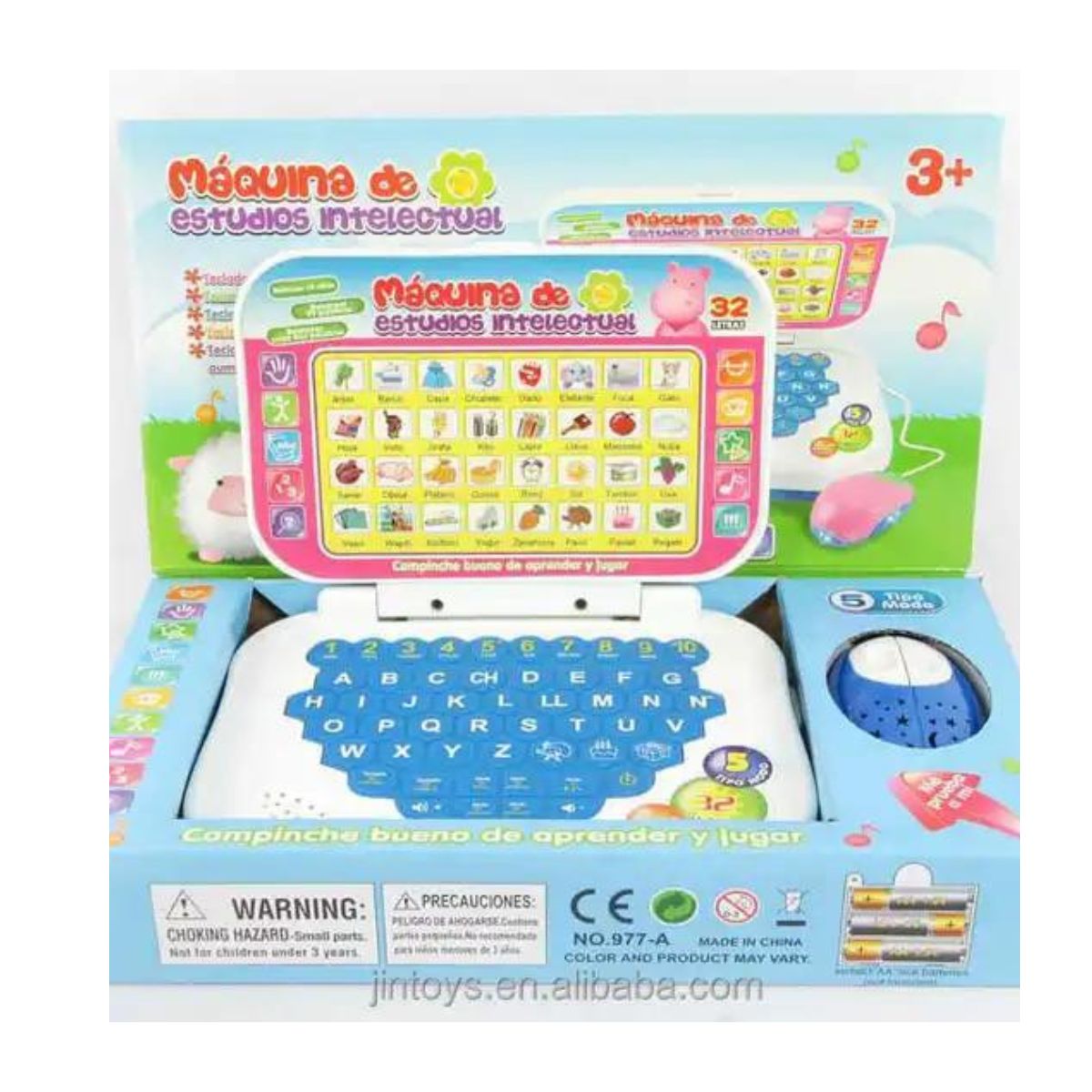 Laptop de estudios intelectuales niños