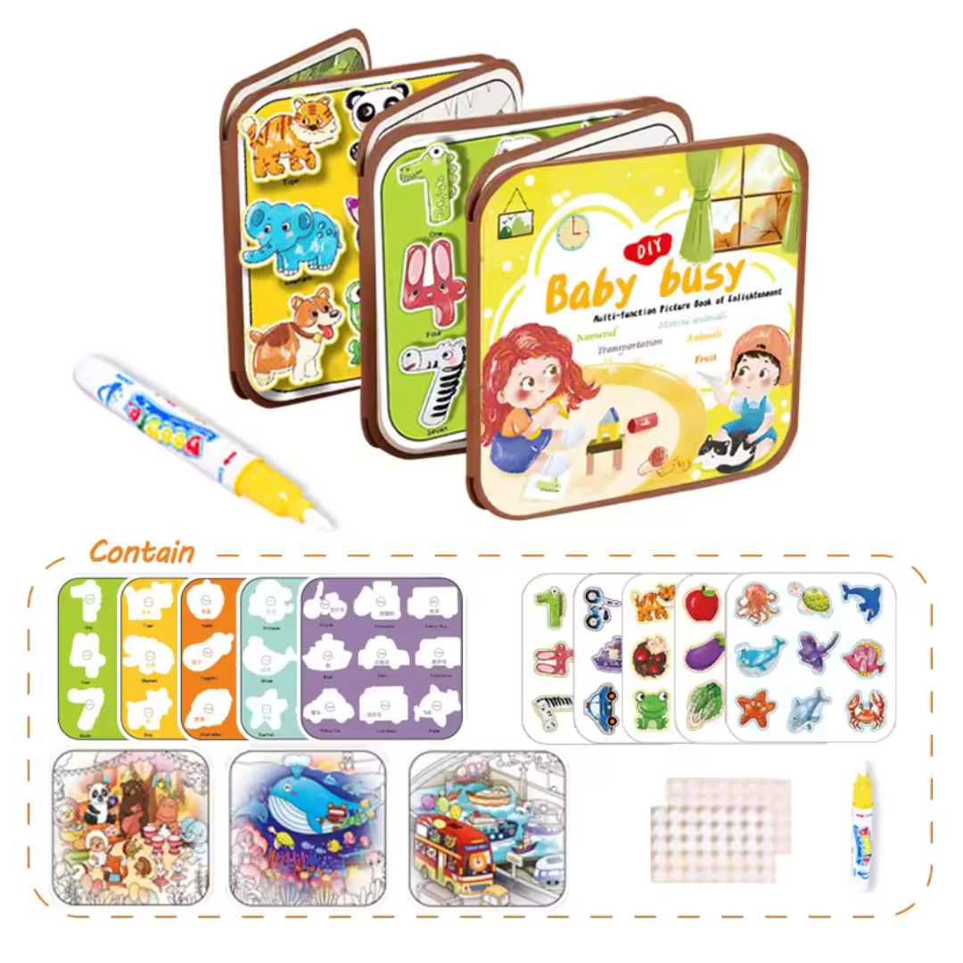 Libro de Dibujos Montessori para Niños