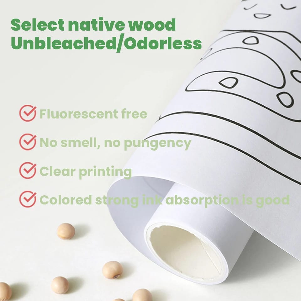 Papel De Dibujos para Colorear de Pared