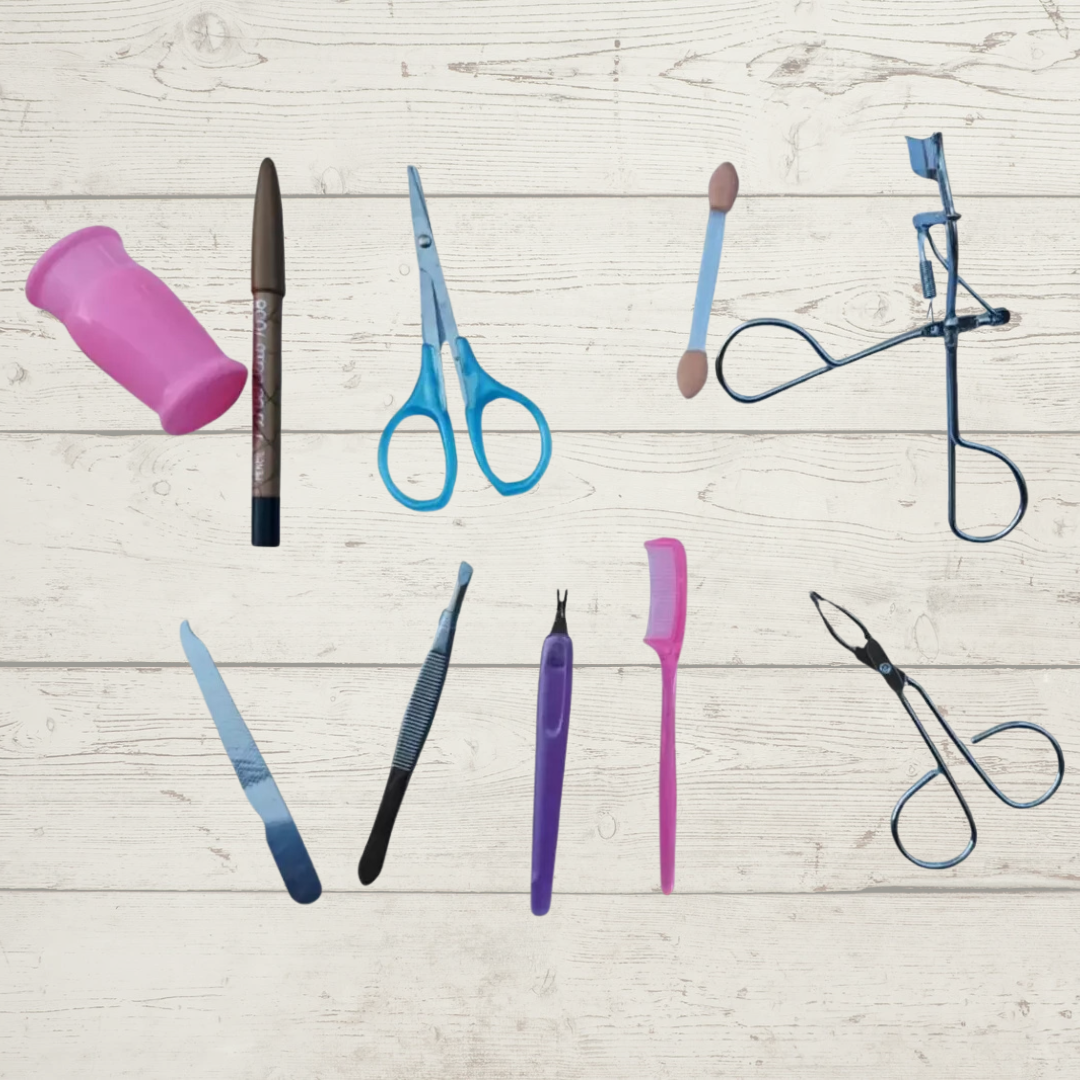 Set de Accesorios de Belleza Pestañas